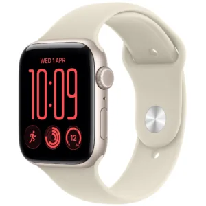 Apple Watch SE 3, GPS + Cellular, Корпус Starlight Aluminium 44 мм, Sand Sport Band - M/L
