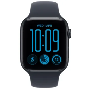 Apple Watch SE 3, GPS, Корпус Midnight Aluminium 40 мм, Navy Blue Sport Band - S/M - iEM.BG 1