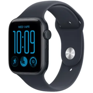 Apple Watch SE 3, GPS + Cellular, Корпус Midnight Aluminium 44 мм, Navy Blue Sport Band - S/M