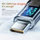 Супер Бърз Кабел За Зареждане: 120 W 6 A USB Тип C