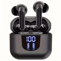 Безжични Bluetooth 5.4 слушалки с 13 mm говорители, микрофон и цифров дисплей