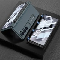 Магнитен защитен калъф за Samsung Galaxy Z Fold6 с отделение за стилус – поликарбонат