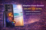 Adaptive Vision Booster на Galaxy S26 Ultra – перфектна видимост дори на силно слънце