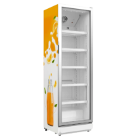 Хладилна витрина Crown SC350ALUM – 350 л, енергиен клас C, професионална витрина