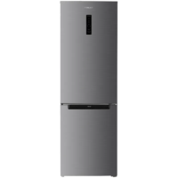 Хладилник с фризер Finlux FBN310DIX, 293 l, клас E, No Frost, външен дисплей, инокс