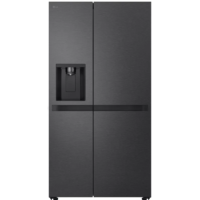 Хладилник Side-by-Side LG GSLC40EPPE, 638 l, E, Total No Frost, Linear Cooling, диспенсър за вода и лед, черен