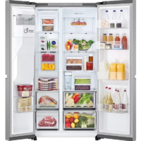 LG GSLC41PYPE хладилник Side-by-Side – голям 641 л, No Frost технология, Inox