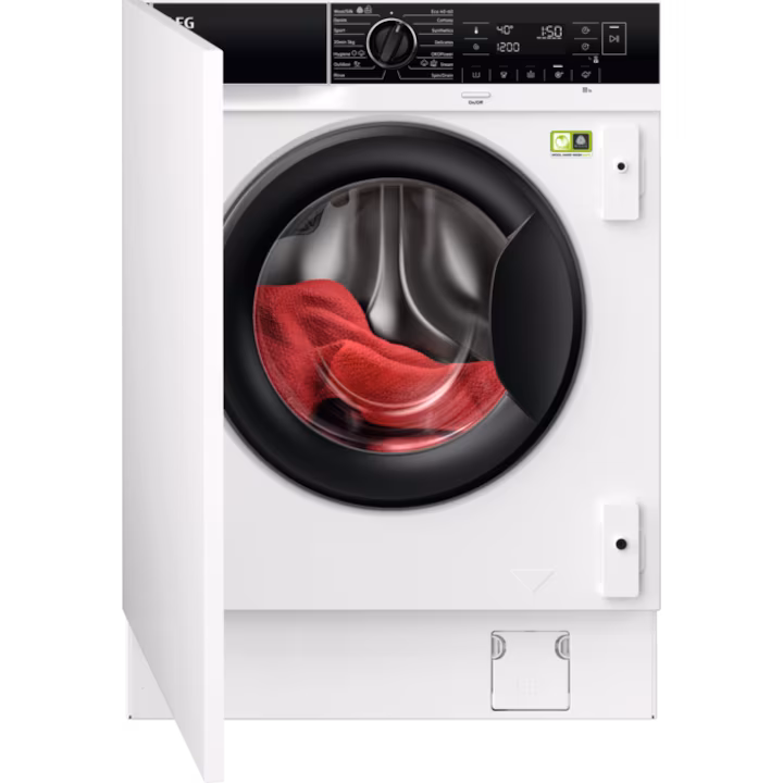 Пералня за вграждане AEG L8FBE48SCI – 8 kg, PowerCare, Wi-Fi и клас A