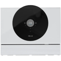 Съдомиялна машина Finlux WQP6-3609W, 6 комплекта, клас F, LED дисплей, настолна, бяла