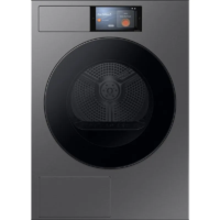 Сушилня Samsung DV90F09F4SU4, 9 kg, енергиен клас A, термопомпа, AI Home 7″, Inox